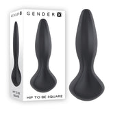 Gender X HIP TO BE SQUARE VIBRATING BUTT PLUG - Mr and Mrs D's